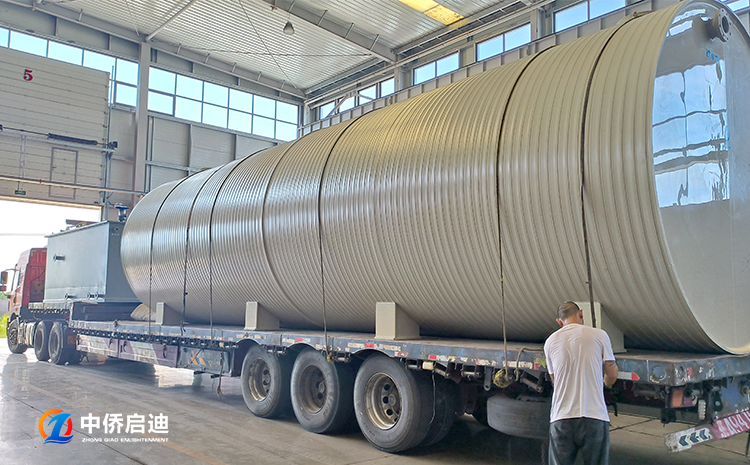 PP一體化污水處理設(shè)備安裝現(xiàn)場(圖3)